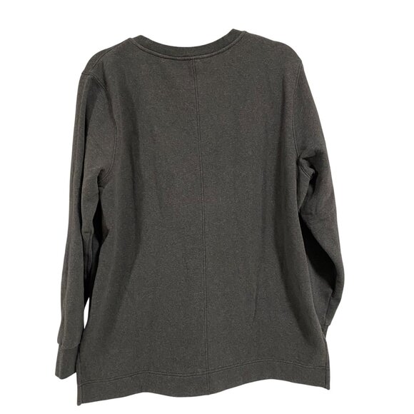 Athleta Retroplush Heather Crewneck Gray Size‎ L - Picture 7 of 9